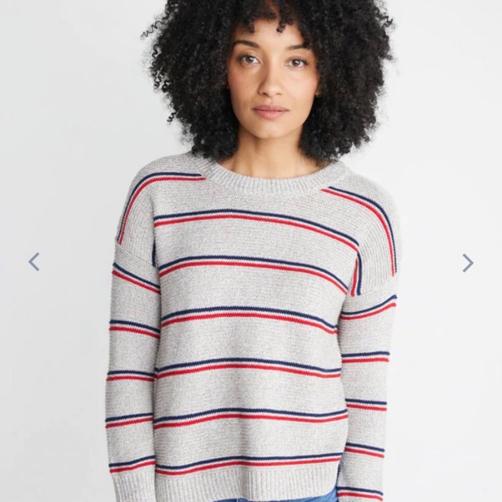 Marine Layer Crew Neck Stripped Sweater